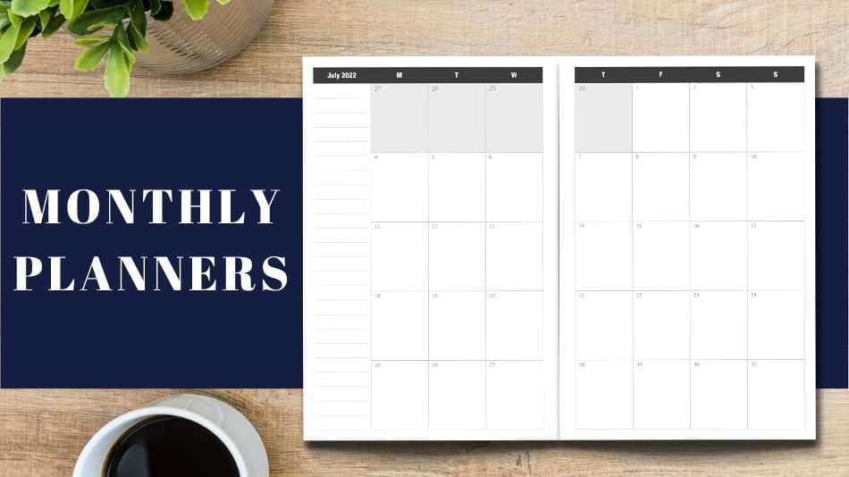 Featured image for Monthly View Diary 2022 - 2023