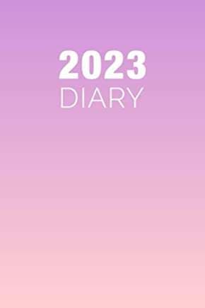 2023 Weekly Diary Pink Yellow Gradient