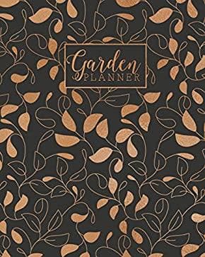 Black Gold Leaves Garden Planner