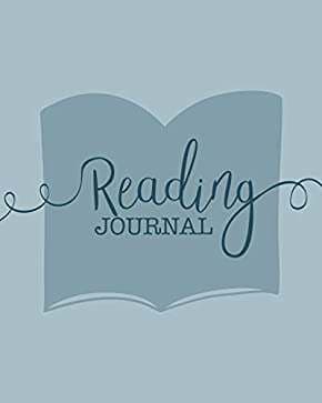 Blue Open Book Reading journal