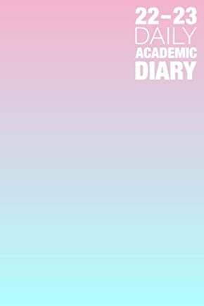 Pastel PInk Blue Academic Diary