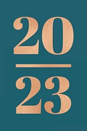 Teal with Gold Lettering